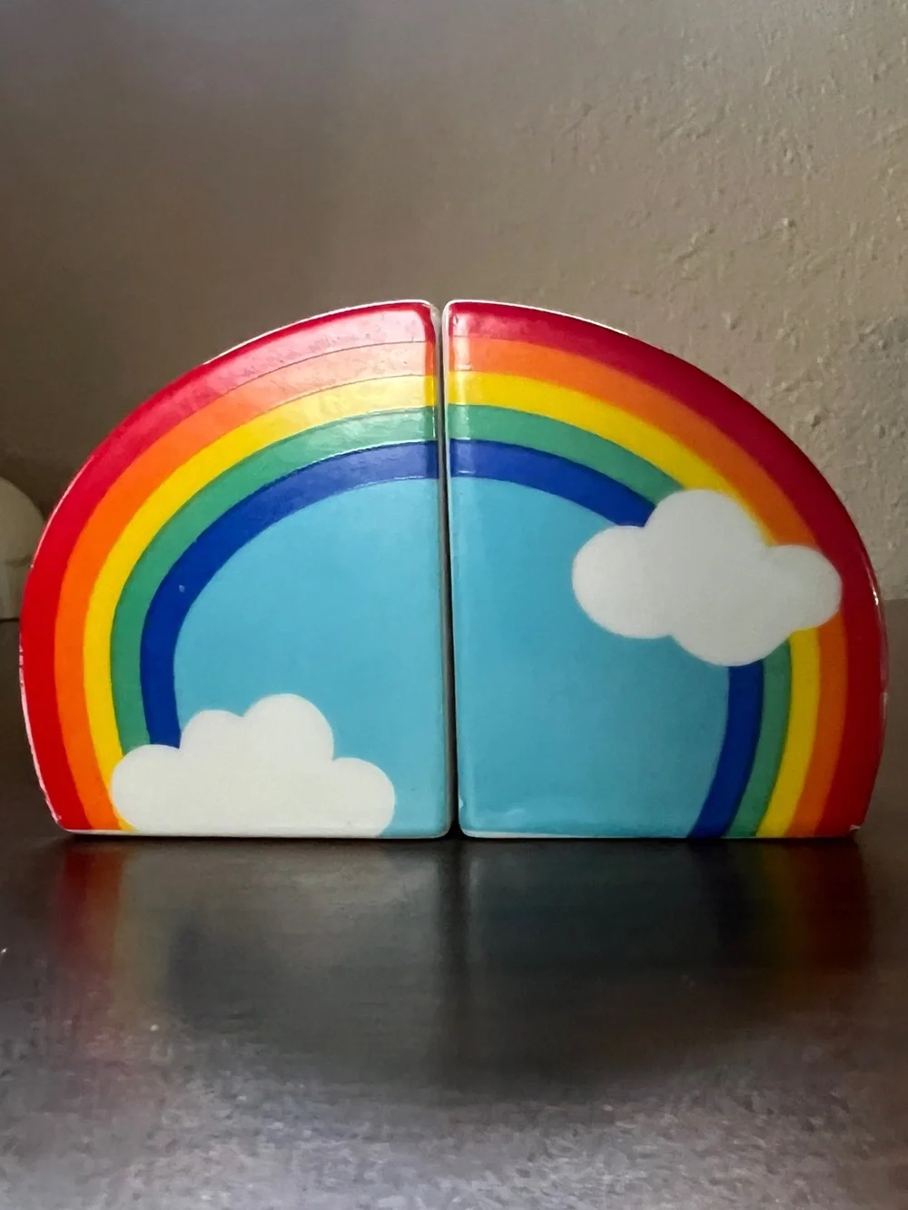 Vintage Vandor Imports Rainbow Salt and Pepper Shakers -Made in Japan